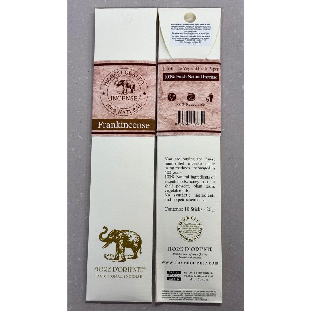 100% természetes, prémium minőségű, kézzel sodort masala pálcika - stresszoldáshoz, meditációhoz, tértisztításhoz